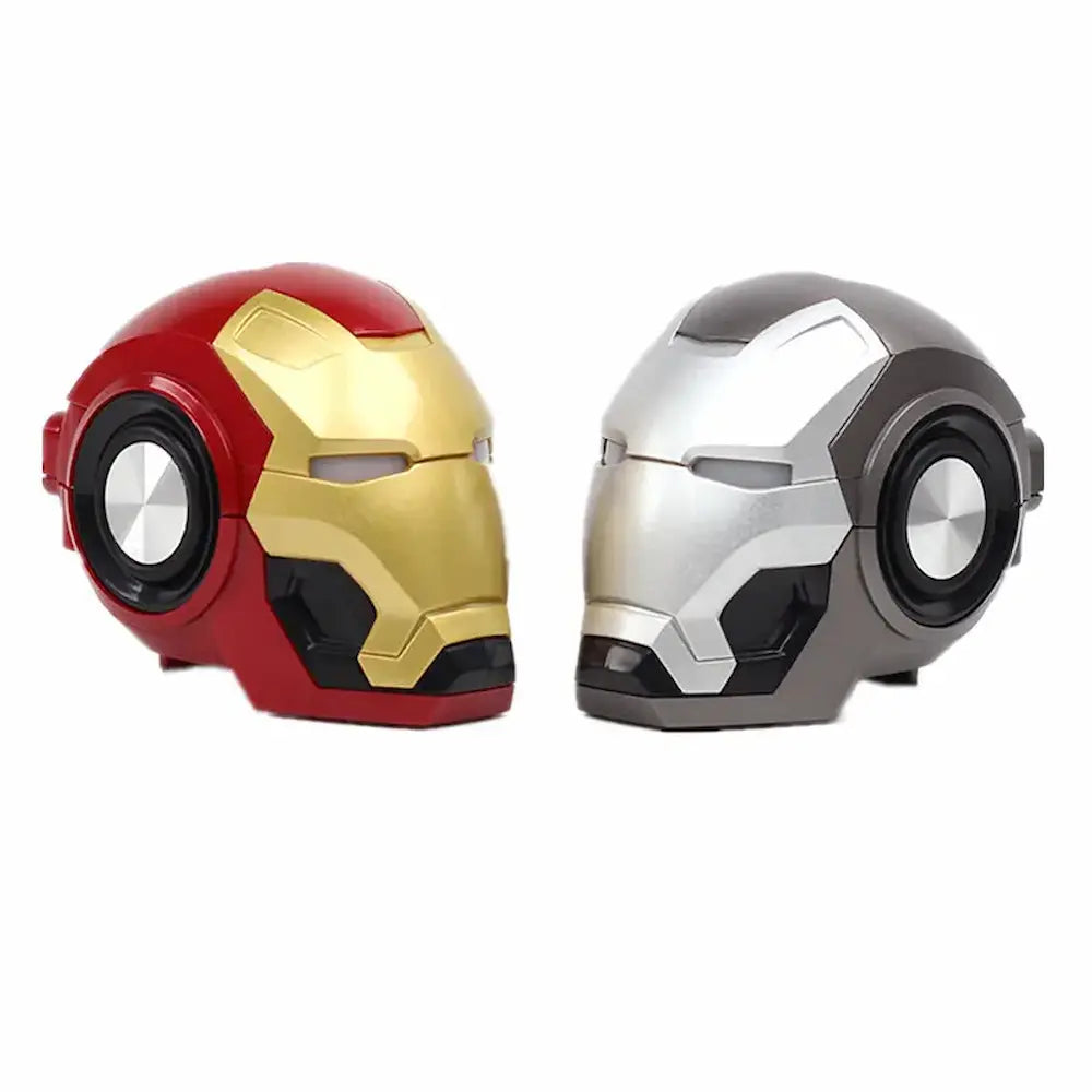 🔊 Altavoz Bluetooth Inalámbrico Iron Man – Potente Sonido y Diseño Único 🎶⚡